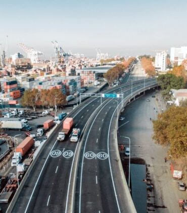 Viaducto de acceso urbano